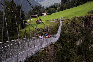 Hängebrücke bei Holzgau